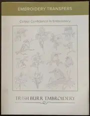 Trish Burr Iron On Transfer Pattern Color Confidence in Embroidery Needlework