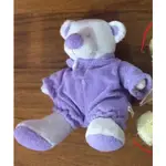 泰迪熊 婚禮熊 帽子 帽T 紫色 白色 舒服 療癒系 動物 娃娃 兒童 玩偶 柔毛 生日 情人 婚禮 送客 禮物 禮品