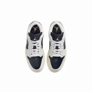 【NIKE 耐吉】休閒鞋 Air Jordan 1 Low Jade Smoke 黑綠 復古 籃球鞋 倒鉤平替 女鞋(DC0774-001)