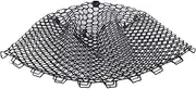 Baxnore Fishing Landing Net, Lightweight Soft Rubber Transparent Collapsible Fishing Net, Replacement Fishing Catch Release Net for Angler Components