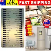 Portable Shopping List Reusable Memory Reminder Board Metal Grocery List Gift PJ