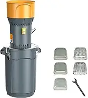Electric Grain Mill Grinder, 25L Electric Corn Grinder with 5 Filter Modes, 360 °Stereo Grinding, Low Noise, 1300W Wheat Grain Grinder for Farm Grain Mills, Dry Feed, Cereal