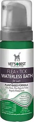 Vet's Best Waterless Cat Protection Bath Foam, 5 oz