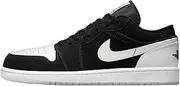 [Nike] Jordan 1 Low Men's Diamond Limited Edition DH6931-001 (DH6931-001, Numeric_7_Point_5) Black