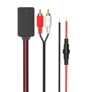 Universal Bluetooth AUX Receiver Module 2 RCA Cable Adapter Car Radio Stereo