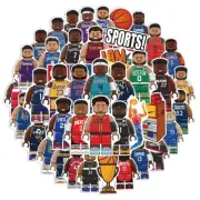 10 Random NBA Lego Players Stickers Basketball Decals Hydro Yeti Free Shipping!