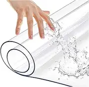Office Chair Mat for Hardwood Floor, Plastic Clear Runner Rug Protector Mat,(Size:80 * 900Cm/2.6 * 29.52Ft)
