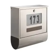 Sandleford Stainless Steel Solar Letterbox