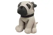 Riva Home Pug Doorstop (Multicoloured) (One Size)