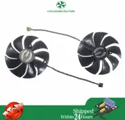 2PCS GPU Cooling Fan For EVGA RTX 3050 3060 3060ti XC Black Original logo