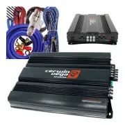Cerwin Vega CVP1600.4D 4 Channel 1600 Watt 2-Ohm Class D Amp + 4-Channel Amp Kit