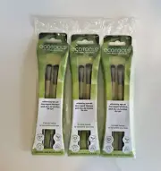 EcoTools Enhancing Eye Set Brushes 3 PACK OF 4 (4 Brush Heads Each) NIP