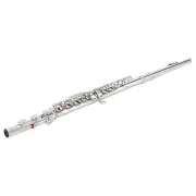 Flute Silver Sterling Beginner Children Adult Test Playing Musical Instrumen MGR