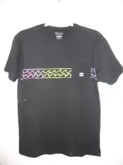 Billabong Men's S/S Pocket Tee "Thrash Stripe" BLK - Small - NWT