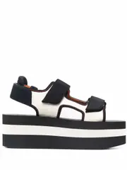 [Marni] Velcro Sandal Wedge In Scuba