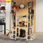 Ski Storage Rack Ski Holders Ski Boot Ski Poles Goggles Helmet Ski Organizer