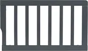 Sweetpea Baby Convertible Crib Toddler Guard Rail in Carbon Black, Made of New Zealand Pinewood, Converts Crib to Toddler Bed
