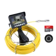 4.3inch LCD Sewer Inspection Camera 30M Industrial Pipe Pipeline Drain Endoscope