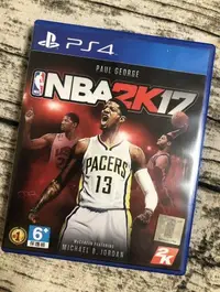 在飛比找露天拍賣優惠-九成九新PS4 NBA 2K17 中文版遊戲光碟