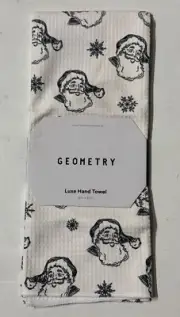 Geometry, Luxe Hand Towle, Vintage Santa