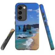 For Samsung Galaxy S23 Case Shielding Cover, Famous Rocks