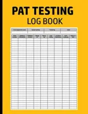 Pat Testing Log Book Electrical Appliances Safety Certificate | Portable Appl...
