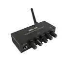 Mini Bluetooth Audio Mixer AUX/COAX Headphone Amp Dual MIC for Home Karaoke