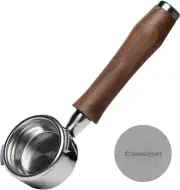 58mm Bottomless Portafilter | Fits for Gaggia 58MM Gaggia, Walnut