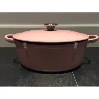 在飛比找蝦皮購物優惠-全新未使用Le creuset chiffon pink橢圓