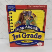Leap Ahead 1st First Grade Ages 5-7 The Learning Company Big Box Vintage PC Game