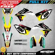 Suzuki RMX 450 2010 - 2016 Full custom sticker kit FIRE Style stickers decals