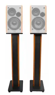 (2) 36" Bookshelf Speaker Stands For Edifier R1280T Bookshelf Speakers