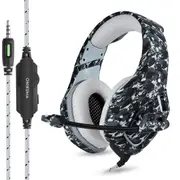 Deep Bass Gaming Headset With Noise Canceling Mic