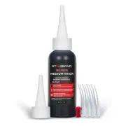 2 Oz. Black Medium-Thick CA Glue Premium Cyanoacrylate Super Glue