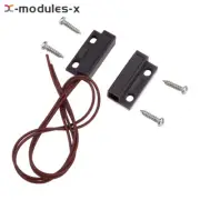 100VDC Surface Mount Wired NC / NO Door Window Sensor Magnetic Reed Switch Kit