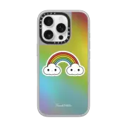 iPhone 16 Pro Mirror Case MagSafe Compatible Double Rainbow