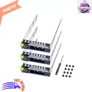 3-Pack 2.5" Hard Drive Caddy for Dell PowerEdge Servers SSD SAS NVMe Tray
