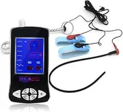 Electric Shock Urethral Sounds Electric Shock Silicone Penis Plug Multi Beads Urethral Dilator Insert Toys Masturbation Rod Thrusting Toys Bladder Stimulation for Men