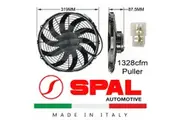 SPAL 12" electric thermo fan skew blade puller 12-volt 2250m3/h EF3572