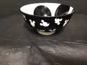 Disney Mickey Mouse Silhouette Black White Small Tidbit Bowl NEW