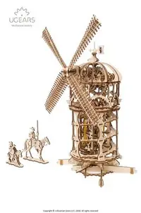在飛比找Yahoo!奇摩拍賣優惠-Ugears 唐吉軻德的風車 Tower Windmill 