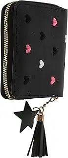 [COSMEVIVI] Cute Cartoon Small Wallet for Ladies Women's Card Wallet Minimalist Design Portable Coin Purse Secure Zipper Closure for Teenagers