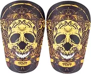 Mwqpgyh Soccer Shin Guard - 2X Skull Shin Guard Protective Gear,Knee Cushion Protection, Soft Protection Soccer Equipment for Boys, Girls, Training, Adults