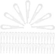 Operitacx Secure Shirt Clamps 100pcs Simple Shirt Clips Fabric Clips for Clothing Fixing Folding