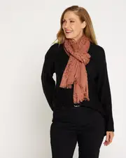 Bronwyn Scarf - Terracotta Spot