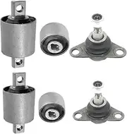 6PCS Front Lower Control Arm Bushing Ball Joint Kit Compatible For Volvo XC90 (2003-) P2 AWD 31304040 31277881 31201485