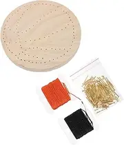 BELLIFFY 1 Set Nail Winding Painting Material DIY String Art Kit Funny Handicraft