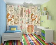 3D Animation 4 Blockout Photo Curtain Printing Curtains Drapes Fabric Window AU