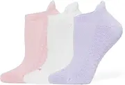 [HUE] Women's Air Cushion Tab Back No Show Liner Sock 3 Pair Pack