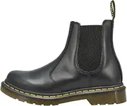 [Dr. Martens] Womens 2976 W Boots, Black Smooth, 8 US